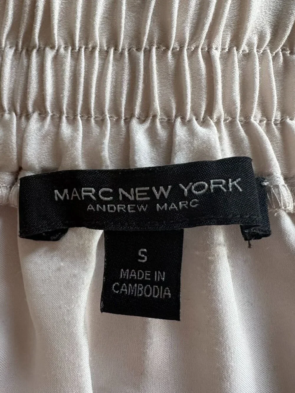 Marc New York Blush Sateen Peasant Maxi Midi Skirt Tiered Coquette Small